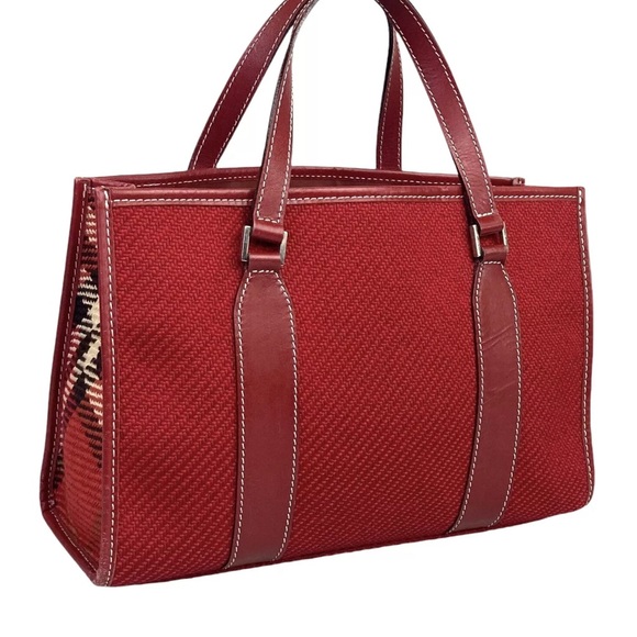 Authentic burberry Bag Handbag Tote Bag Canvas in excellent condition. - Picture 4 of 8